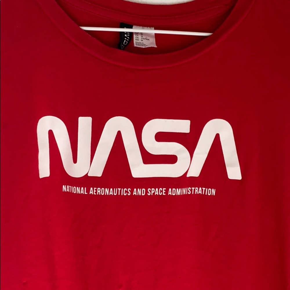 NASA Red Crop Top - Picture 2 of 4